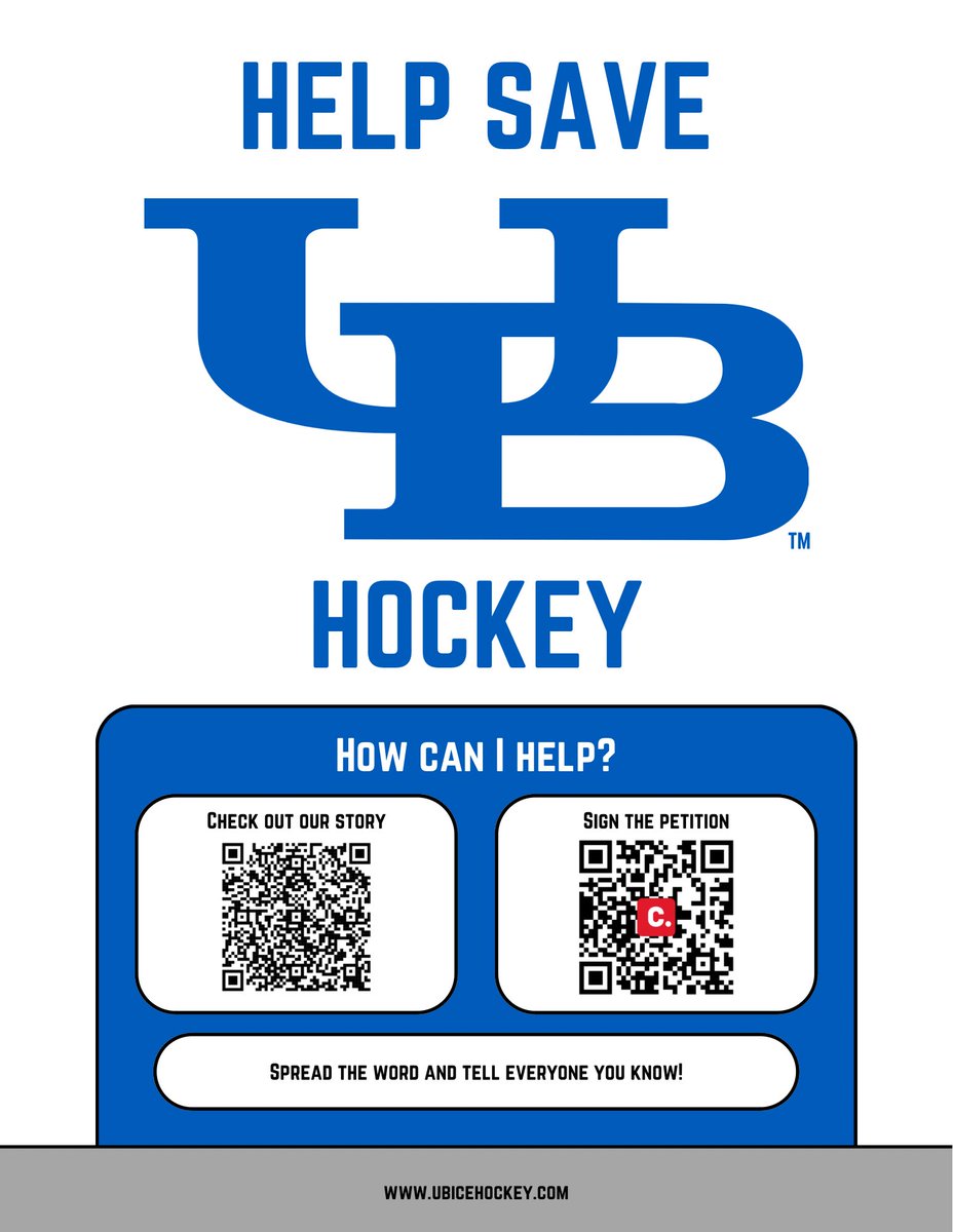 Sign the petition to help save UB hockey!!

change.org/SaveUBHockey