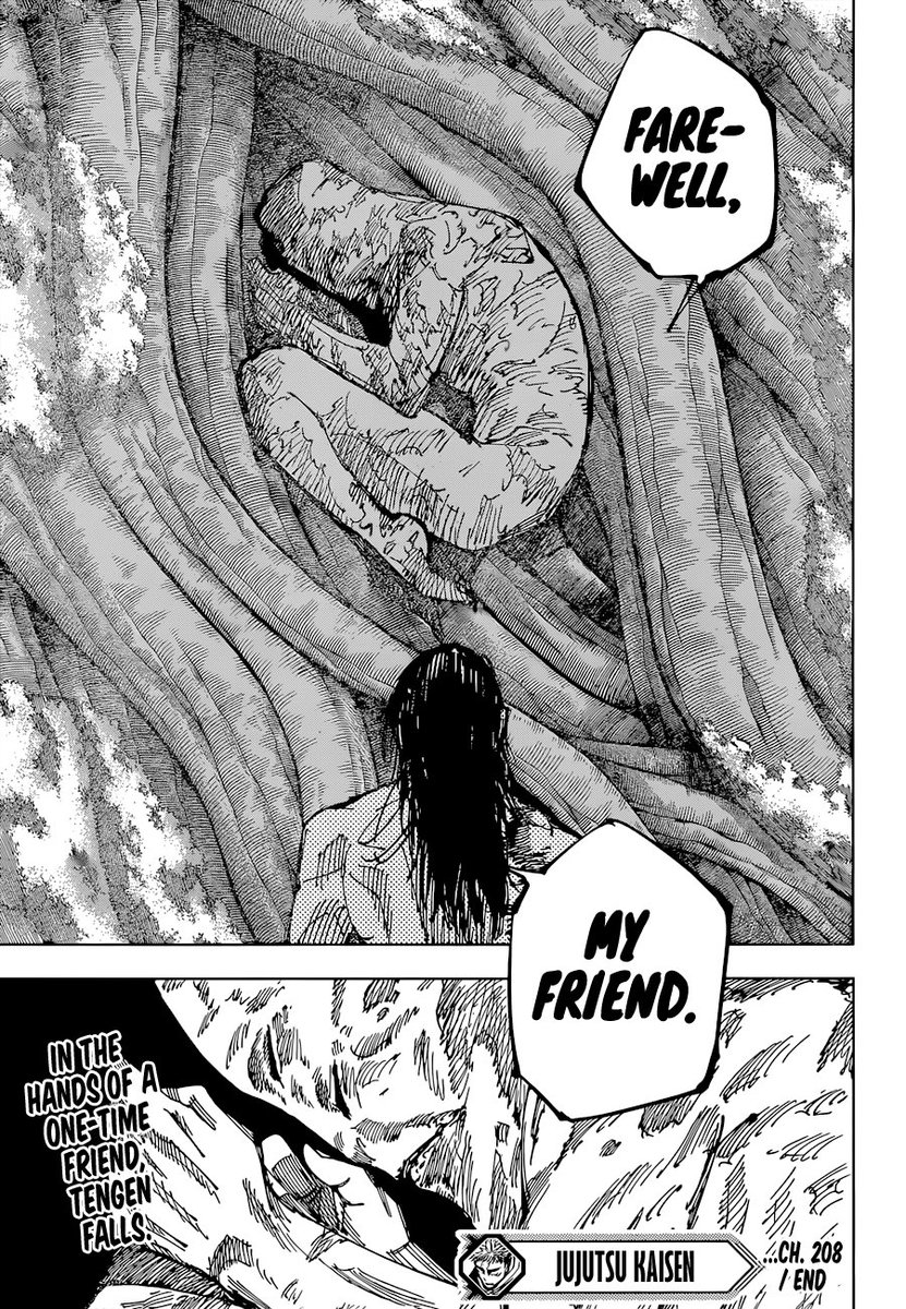 _EnemyStandUser's tweet image. still thinking about how gege revealed this about Kenjaku/Tengen for no reason at all