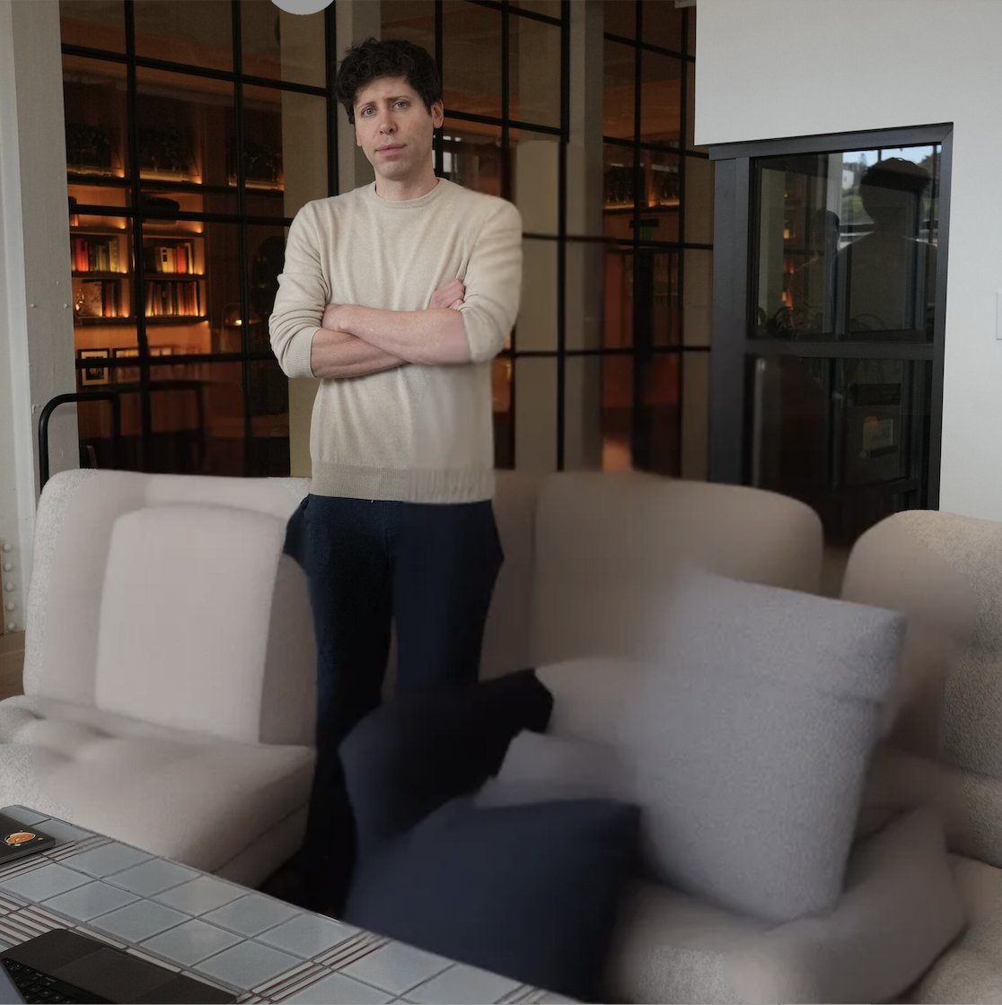 Uttupaaji's tweet photo. Sam Altman is now literally running a one person unicorn startup https://t.co/GJ77kK74Mi