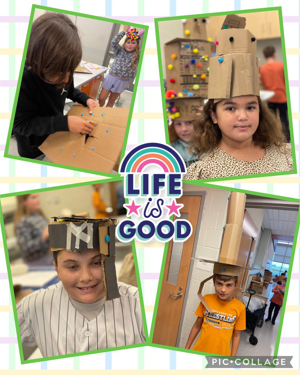 Jamie Horvath (@nasdtechcoach) on Twitter photo Students <a href="/LehighElemNASD/">Lehigh Elem School</a> were busy in #TinkerTank #STEAM Club working on their cardboard hats using <a href="/Makedo/">Makedo</a> tools. Such creativity! 💕 #kkidslearn #kkidscreate #STEM #CardboardChallenge <a href="/missmeyers158/">Miss Meyers</a> Students <a href="/LehighElemNASD/">Lehigh Elem School</a> were busy in #TinkerTank #STEAM Club working on their cardboard hats using <a href="/Makedo/">Makedo</a> tools. Such creativity! 💕 #kkidslearn #kkidscreate #STEM #CardboardChallenge <a href="/missmeyers158/">Miss Meyers</a>