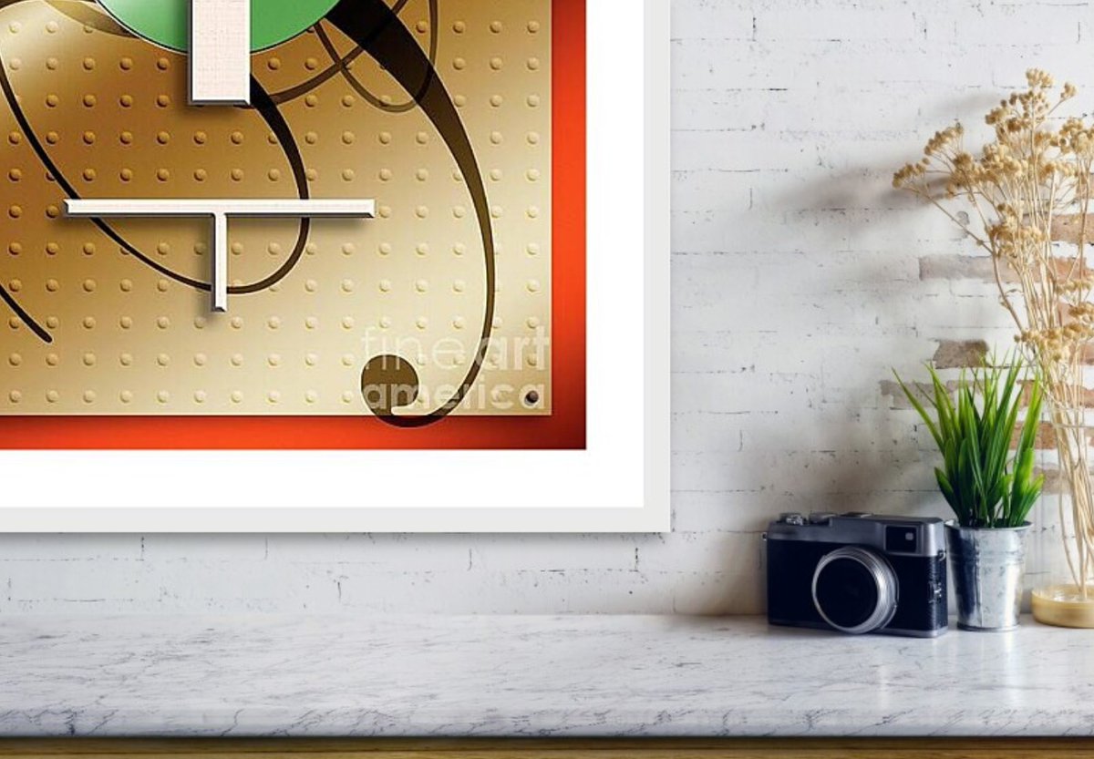 Robbinsdale Trio v1 (Prairie Icon 5334) 
🎨 Terry Carlson

 &gt; More info: fineartamerica.com/featured/robbi…

#abstract #digitalart #gold #green #red #beige #geometric #circle #modern #dynamic #pins #wallart #wallartforsale #prints4sale #gitftideas #TerryCarlson