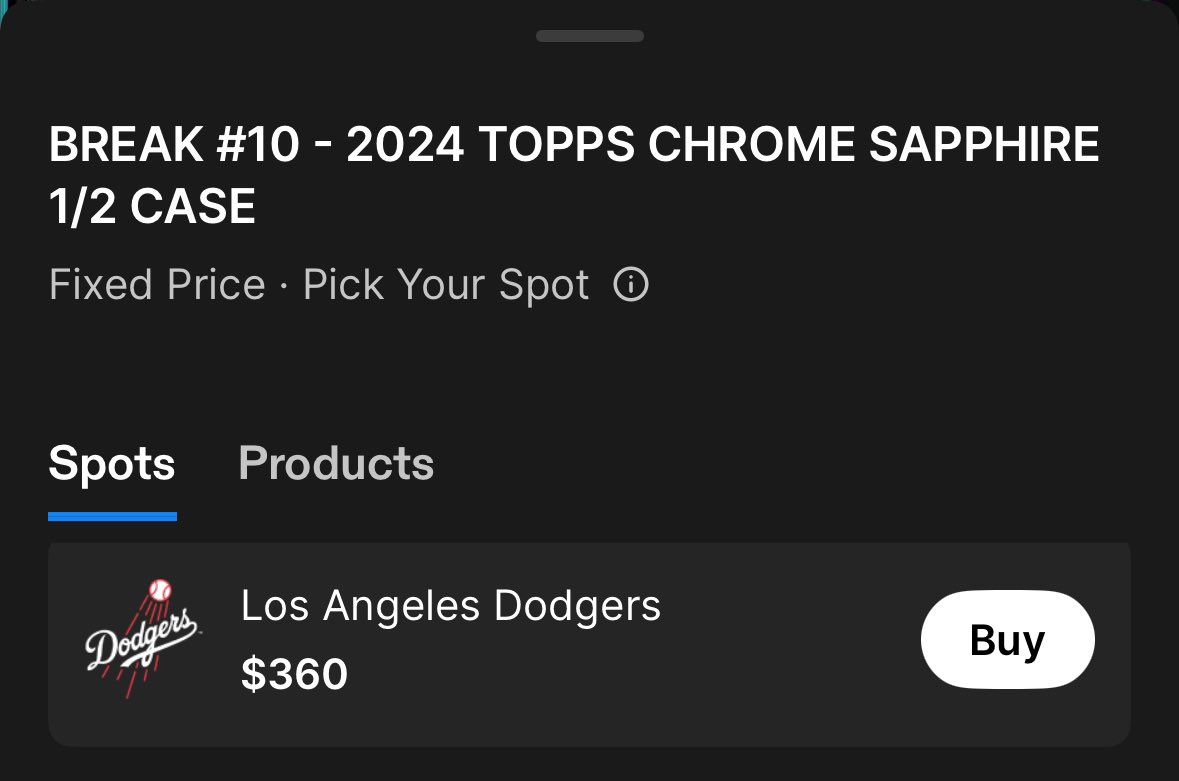 breakingcards2's tweet photo. These are prices on a HALF CASE of topps chrome sapphire 🤢 

Any guesses which breaker this is? Not going to shout them (any guesses?)

Meanwhile i see similar prices for a FULL CASE from some great guys and want to shout them out ⬇️ 

@OnWiscardsin @DanSpeed10 @deepfriedbreaks https://t.co/Yb5BQwrOf0