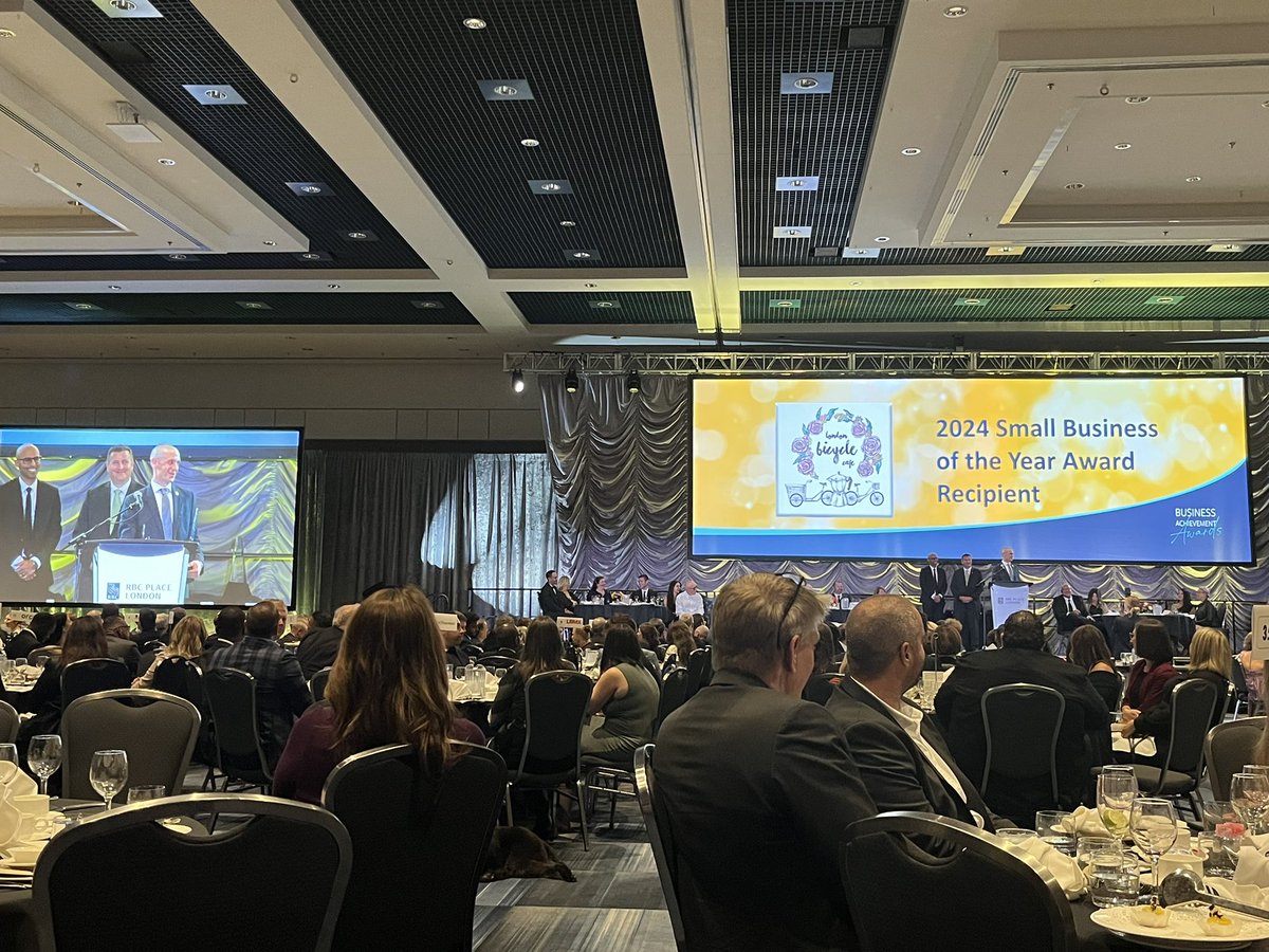 A HUGE congratulations to the <a href="/LdnOntBikeCafe/">London Bicycle Café</a> for winning the Small Buiness of the Year award from the <a href="/LdnOntChamber/">London Chamber of Commerce</a>! 

#Ldnont If you haven’t checked them out yet, you’re depriving yourself of amazing people, coffee and the fun of bicycling.