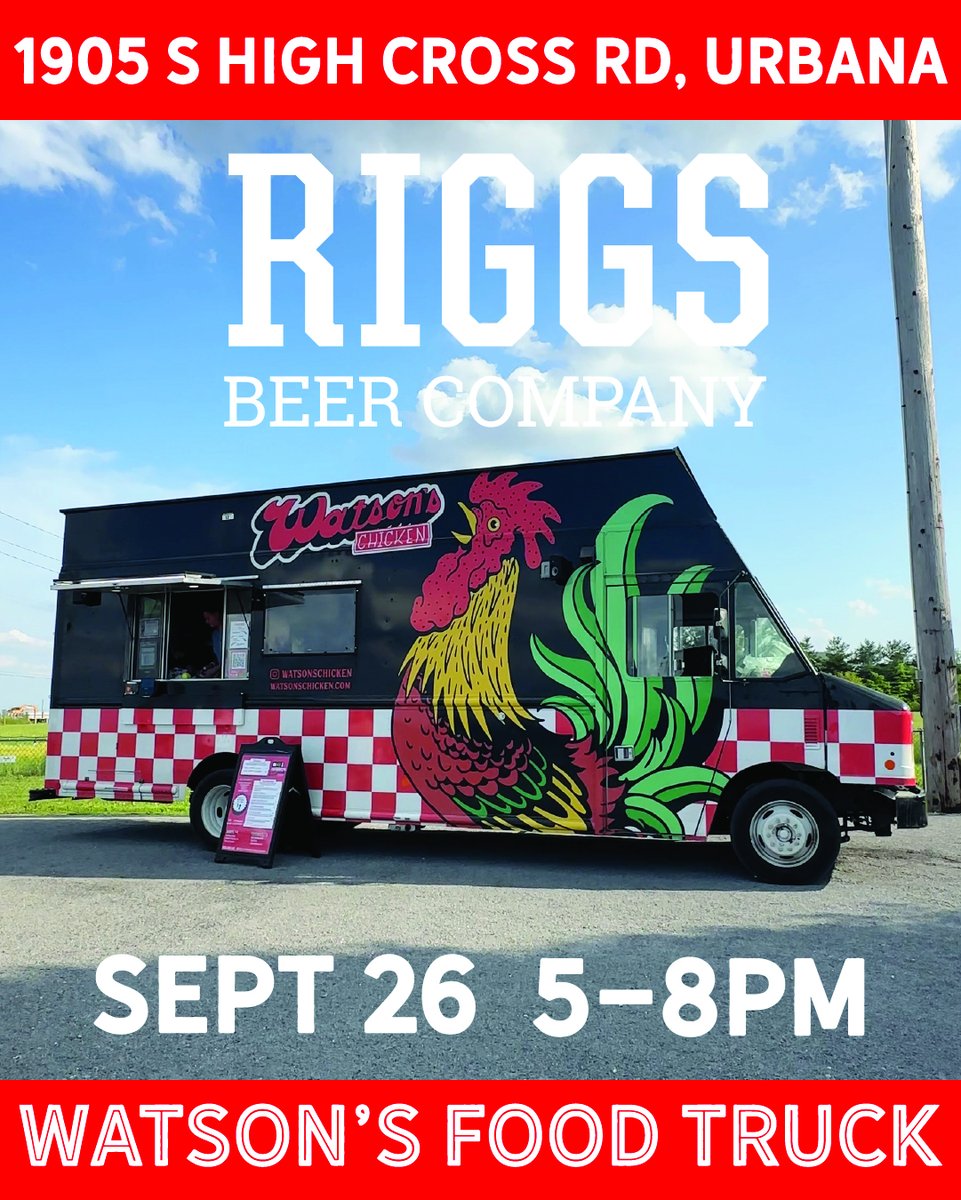 Back at @riggsbeerco! This time with the standard menu. Come see us!