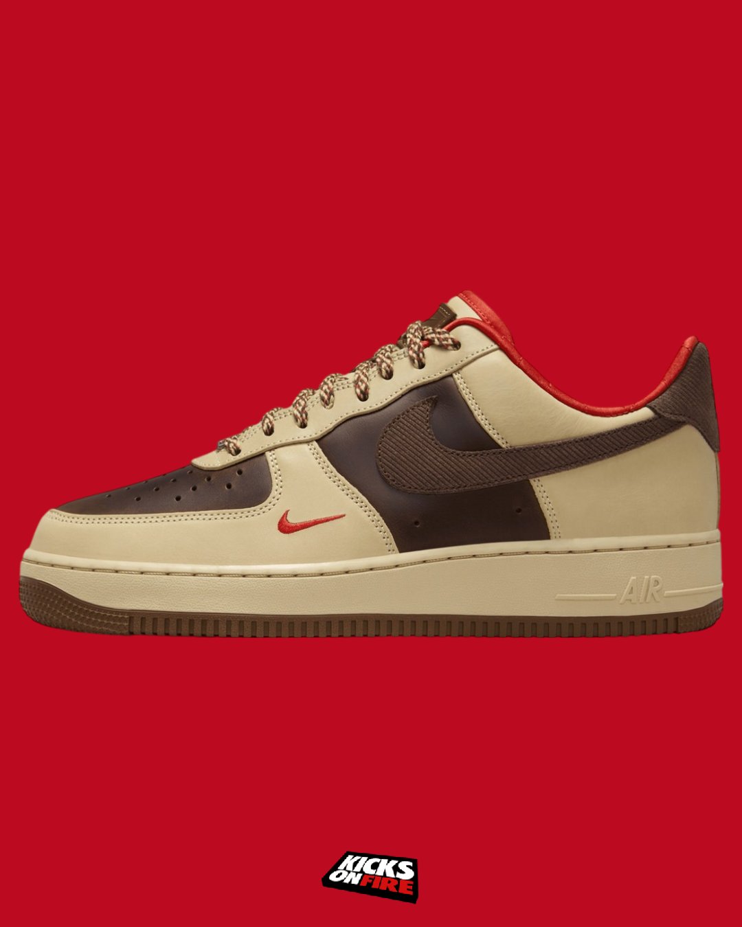 Air force 1 kicks on fire deals