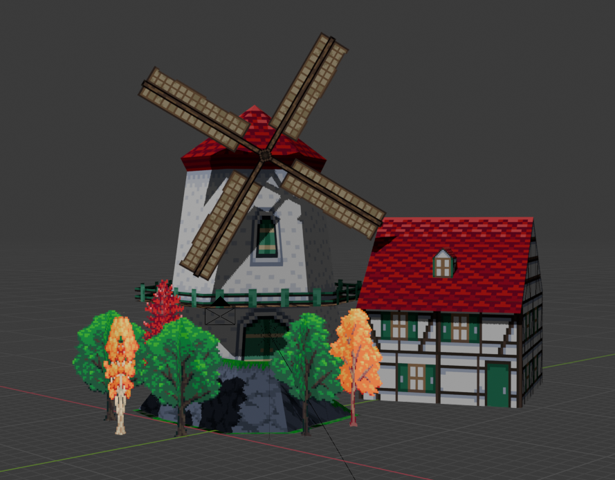 gamekrazzy's tweet photo. Quick diorama I made using the assets I have been making for the #countryside of #Roadlike so far!
#gamedev #3dartwork
For more updates on the project follow our account @ReliablePluServ https://t.co/TZcrwfN2lP