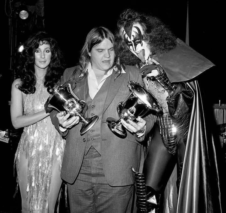 DarrellEpp's tweet photo. Cher + Meatloaf + Gene = #instantparty https://t.co/25AMYKJIQn