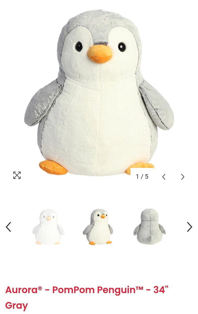 Someone pls talk me out of purchasing a giant penguin