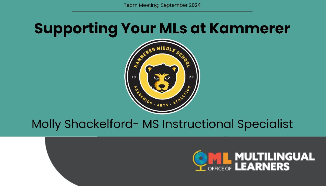 Molly Lange Shackelford, NBCT (@ml_shackelford) on Twitter photo Thanks <a href="/IsabelMLake/">Isabel Maremont Lake</a> for inviting me out to grade-level team meetings at Kammerer Middle School to discuss ways we can support our MLs 👏🏻 Schools are on a roll this week when it comes to providing teachers with professional learning to support our fastest growing population! Thanks <a href="/IsabelMLake/">Isabel Maremont Lake</a> for inviting me out to grade-level team meetings at Kammerer Middle School to discuss ways we can support our MLs 👏🏻 Schools are on a roll this week when it comes to providing teachers with professional learning to support our fastest growing population!