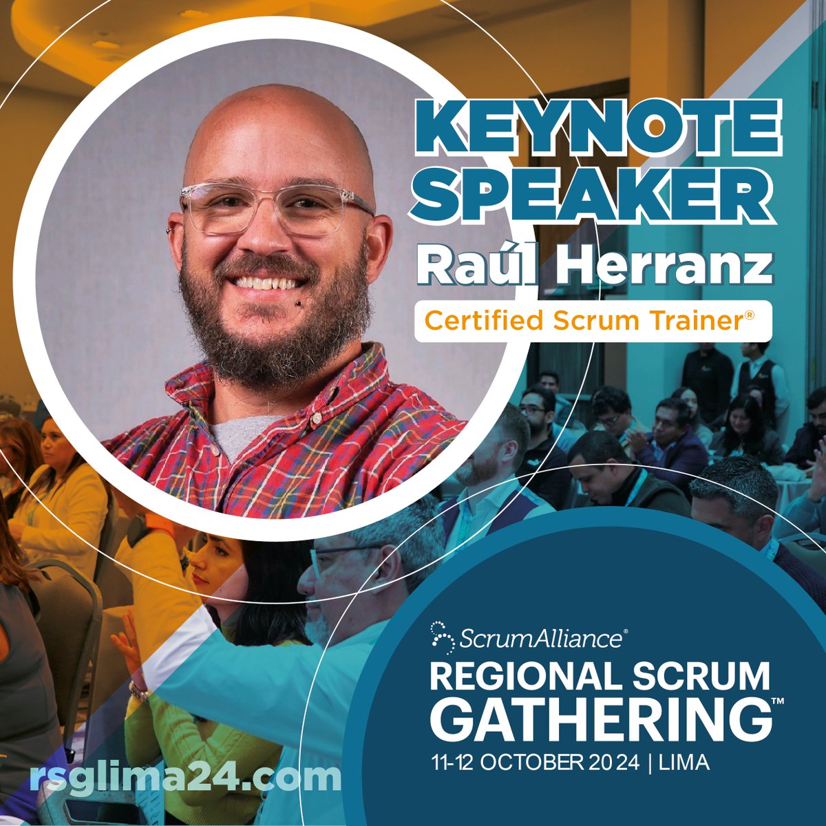 🎉 ¡Estamos emocionados de anunciar que Raúl Herranz llega desde España 🇪🇸 y será nuestro Keynote Speaker en el #rsglima2024! 🚀 Su charla «RAP para reanimar la Agilidad» promete inspirar a todos los asistentes. 🌍

🔗 Descubre más e inscríbete en: rsglima24.com

#agile