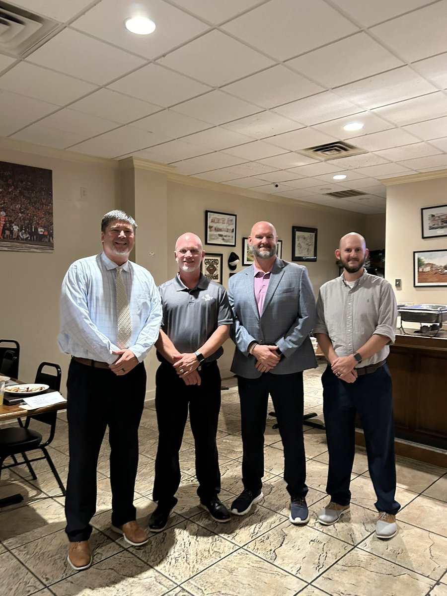 Congratulations to our District VI Principals of the Year:
Bobby Tittle - Principal of the Year
CJ Boyd - Middle Principal of the Year
Chris Mills - Asst. Principal of the Year
Derrick Wright - Middle AP of the Year 
<a href="/brtittle/">Bobby Tittle</a> <a href="/CCMS_Principal/">C.J. Boyd</a>