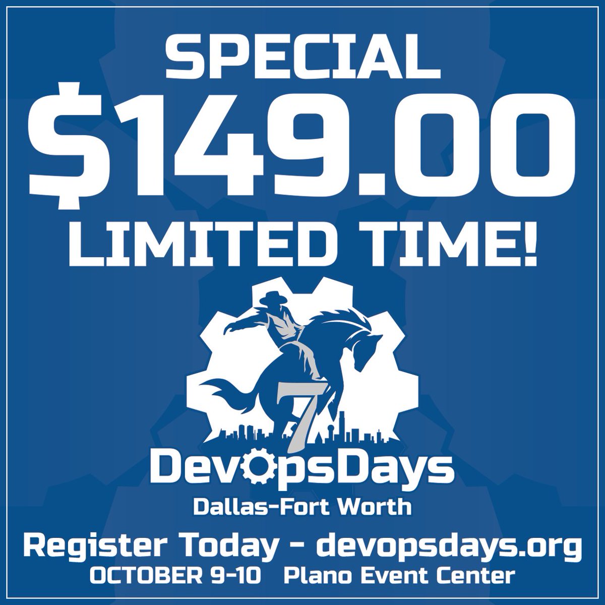DevOpsDaysDFW's tweet image. 🍁 Fall Sale Alert! 🍂 For a limited time only, enjoy special discounts on tickets to @DevOpsDaysDFW 2024! 🎟️ Use code FALLSALE and grab your tickets before next Thursday: tickets.devopsdays.org/devopsdays-dal… #DevOpsDays #FallSale #DevOpsDays