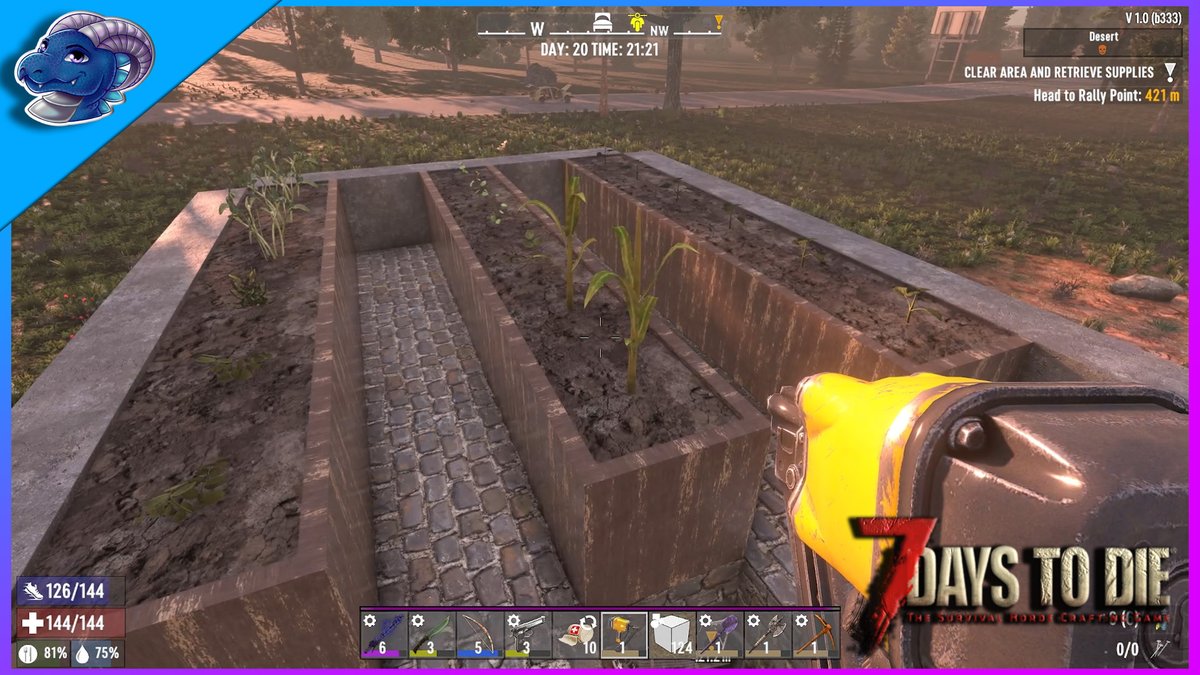 slayersjay's tweet photo. Time to add some crops for better food! #7dtd #youtubechannel https://t.co/swlghxR1P2 https://t.co/W9DtuWHiwO