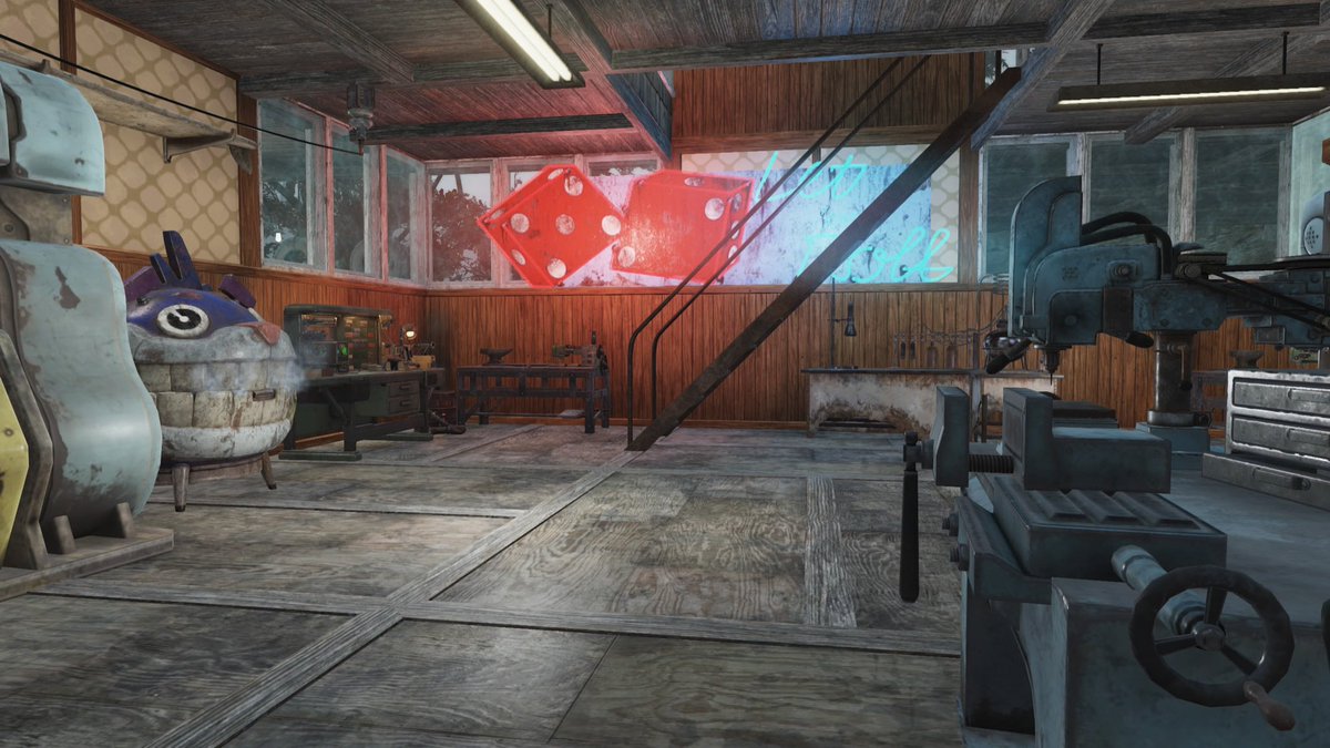 sc0nesandc0ffee's tweet image. I submitted my first C.A.M.P. for best build even though I never play off of a private server.

So instead, enjoy my lovely house, parked behind The Pumpkin House, the first place my boyfriend ever took me in-game because he knew I’d love it.

@Fallout #fallout76 #bestbuild