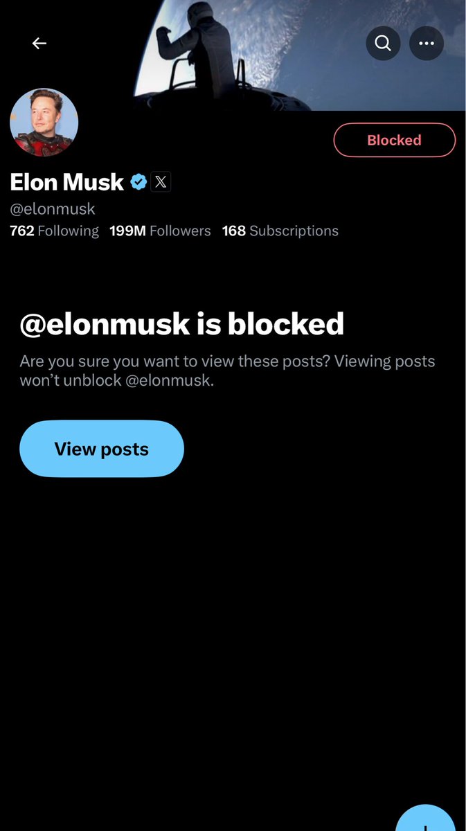 H_Adventurer's tweet image. Bye bye Space Karen #BlockElon #blockmusk
