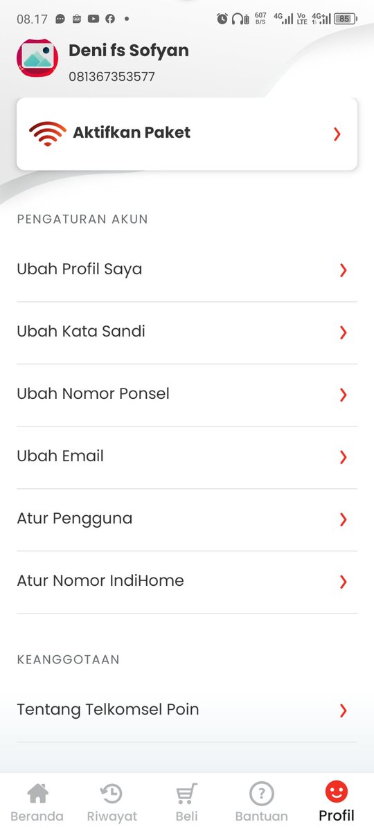 Dennifs32's tweet photo. @IndiHomeCare kenapa saya login di my IndiHome ga ada rincian tagihan dan pemakaian, tolong di bantu saya kemarin pasang wifi tpi saat login di my IndiHome tidak ada tampilan klo saya sudah berlangganan https://t.co/WBflM3NY7P