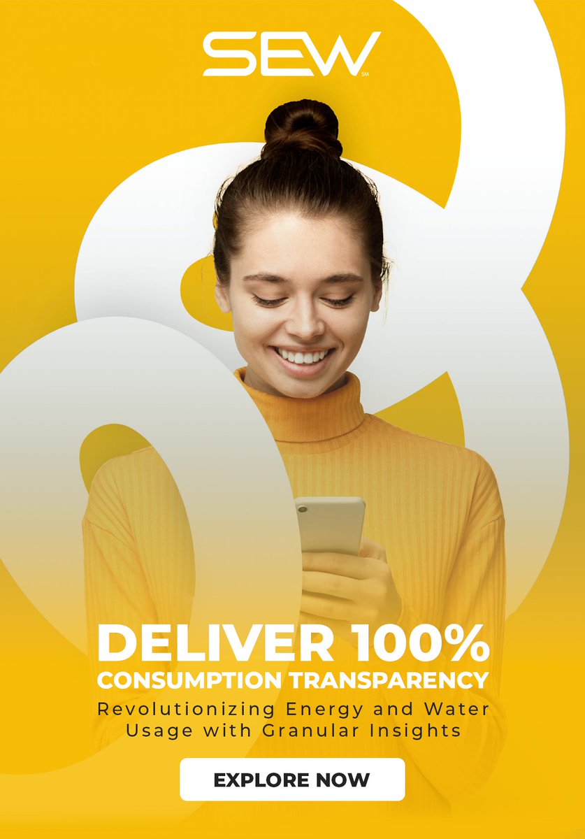 SmartEnergyW's tweet image. Discover SEW’s Smart Disaggregation Platform for transparent energy and water management. Empower utilities with SEW for efficiency. 

Learn more: ow.ly/rk7c50TsuOr 

#DataTransparency #AIForUtilities #SmartEnergy