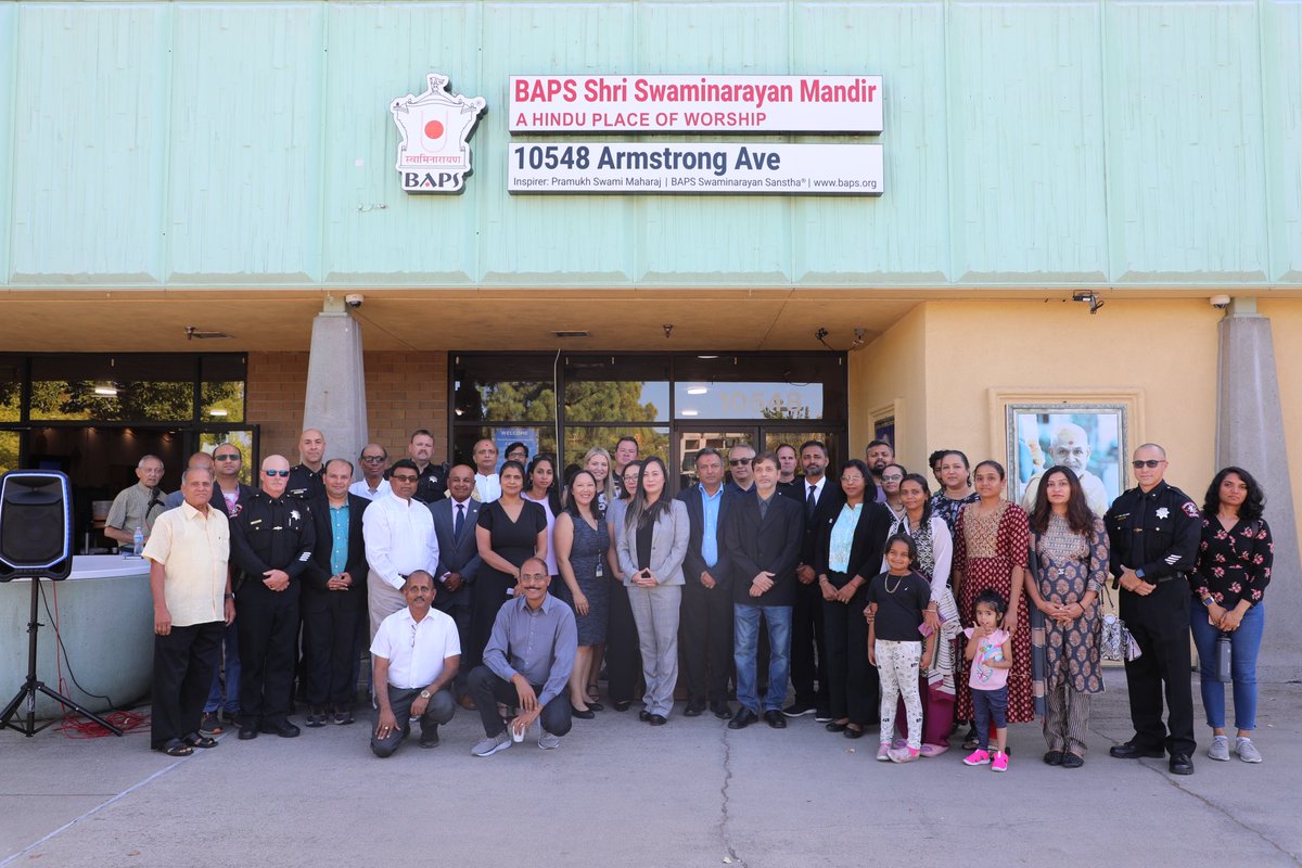 BAPS Public Affairs (@baps_pubaffairs) on Twitter photo Community leaders gathered for a heartfelt prayer ceremony at the <a href="/BAPS/">BAPS</a> Mandir in Sacramento, CA, following the desecration of the mandir. Inspired by Mahant Swami Maharaj, we remain dedicated to promoting harmony and standing against intolerance. Together we will defeat hate. Community leaders gathered for a heartfelt prayer ceremony at the <a href="/BAPS/">BAPS</a> Mandir in Sacramento, CA, following the desecration of the mandir. Inspired by Mahant Swami Maharaj, we remain dedicated to promoting harmony and standing against intolerance. Together we will defeat hate.
