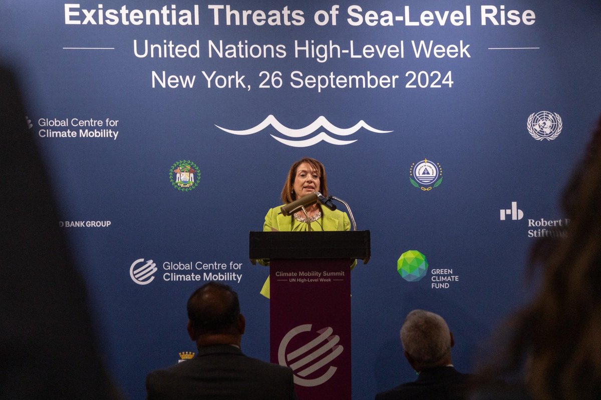 A day dedicated to sea level rise  with various interventions at the UN debate on legal dimension of sea level rise and the events at the Centre for global climate mobility. Malta continues with its determination to fight for the most vulnerable.
