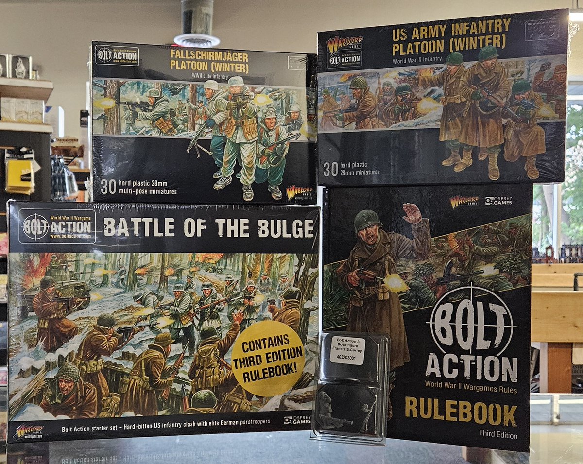Offthewallgames's tweet image. Thursday is the official release of Bolt Action 3rd Edition!  Come check out these great new products available at launch.  We'll be running demos and playing 3rd Edition on Saturday - come on by and check it out!