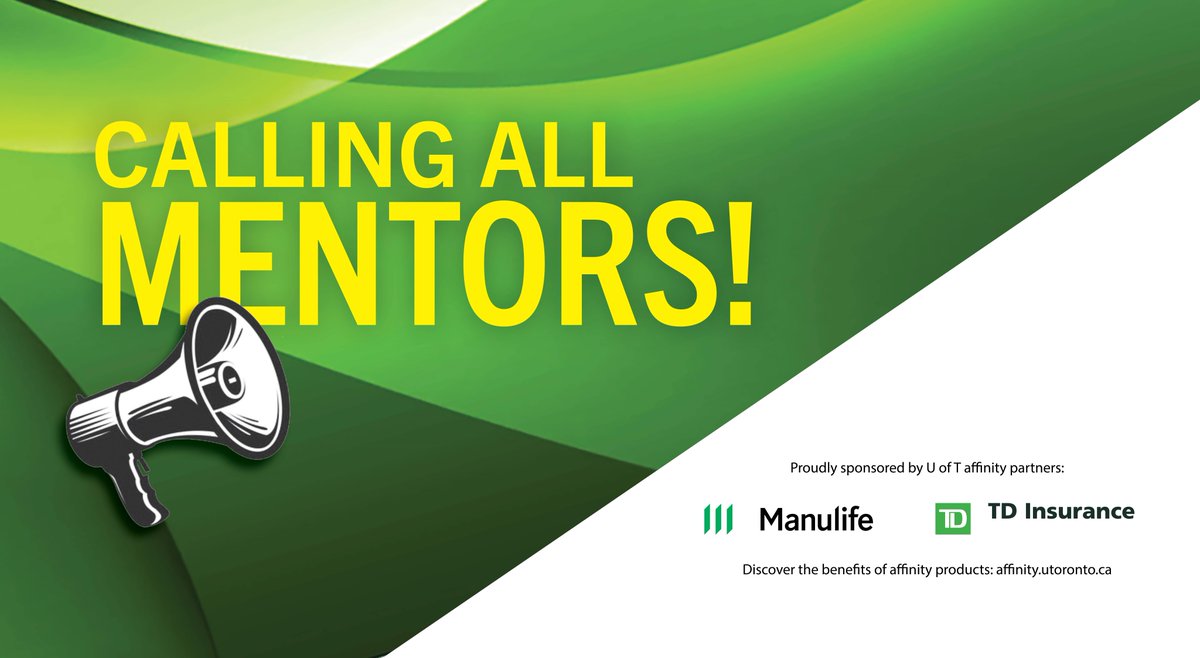 UC Alumni (@uc_alumni) on Twitter photo 📣 Calling all #UC_UofT alumni! Applications are open for the 2024-25 UC Career Mentorship Program. Looking for a way to give back to the community and share your expertise? Look no further! Register now: uoft.me/aUt
#AlumniInvolvement #GiveBack #InspireFutureLeaders 📣 Calling all #UC_UofT alumni! Applications are open for the 2024-25 UC Career Mentorship Program. Looking for a way to give back to the community and share your expertise? Look no further! Register now: uoft.me/aUt
#AlumniInvolvement #GiveBack #InspireFutureLeaders