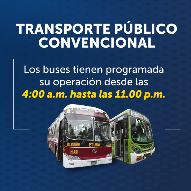 Paro de transportistas: imagen ATU