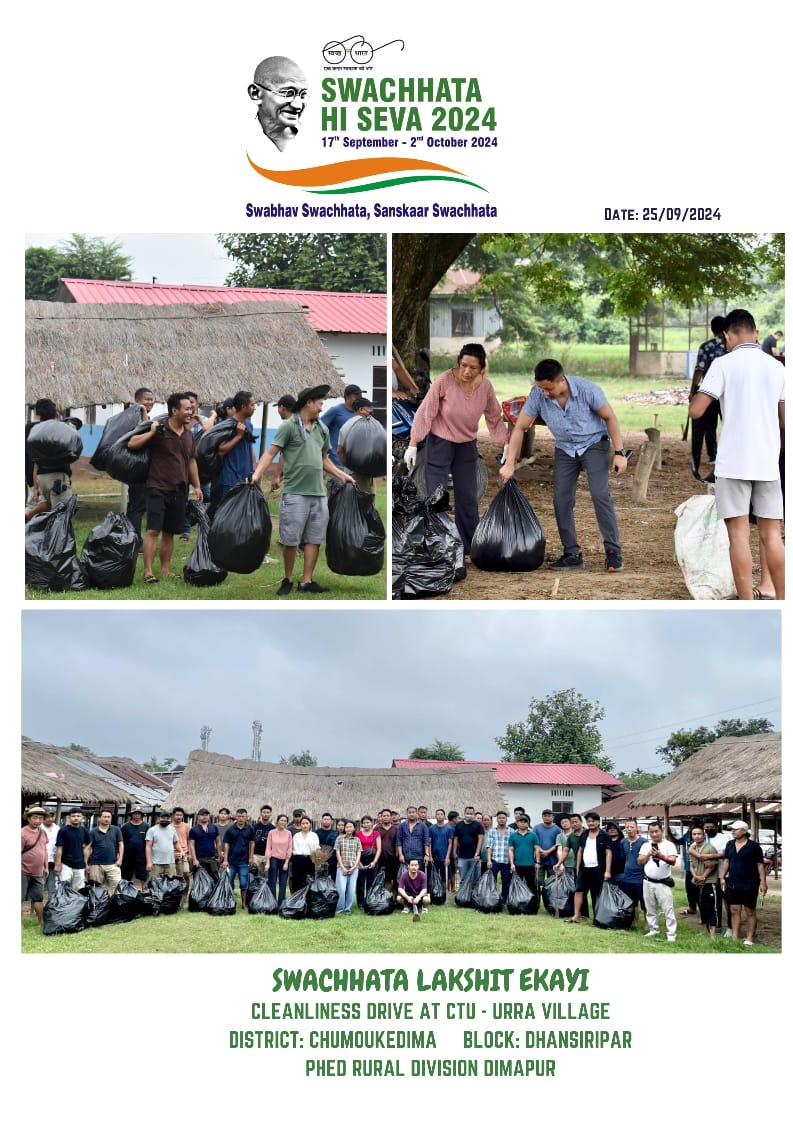 jacob_zhimomi's tweet photo. Heeding to the clarion call of HPM Shri @narendramodi Ji of #Swachhta and honouring our mothers and environment, several plantation and cleanliness drives have been successfully carried out in Chümoukedima District as part of #SwachhataHiSewa2024. This collective effort will go a long way in contributing towards a greener, more prosperous environment and a sustainable future!
@AmitShah @CRPaatil 
#EkPedMaaKeNaam