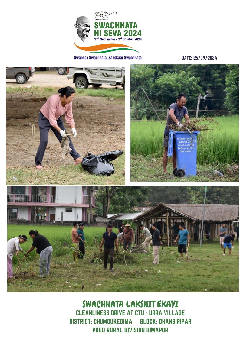 Heeding to the clarion call of HPM Shri <a href="/narendramodi/">Narendra Modi</a> Ji of #Swachhta and honouring our mothers and environment, several plantation and cleanliness drives have been successfully carried out in Chümoukedima District as part of #SwachhataHiSewa2024. This collective effort will go a