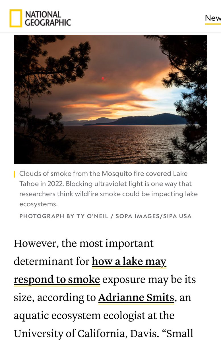 Happy to see National Geographic picked one of my images from the Mosquito fire for their story.