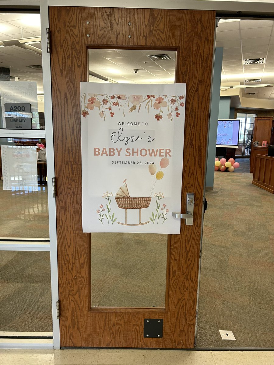 Had the sweetest shower at school today! I’m so grateful for my leopard family 🐆🩷