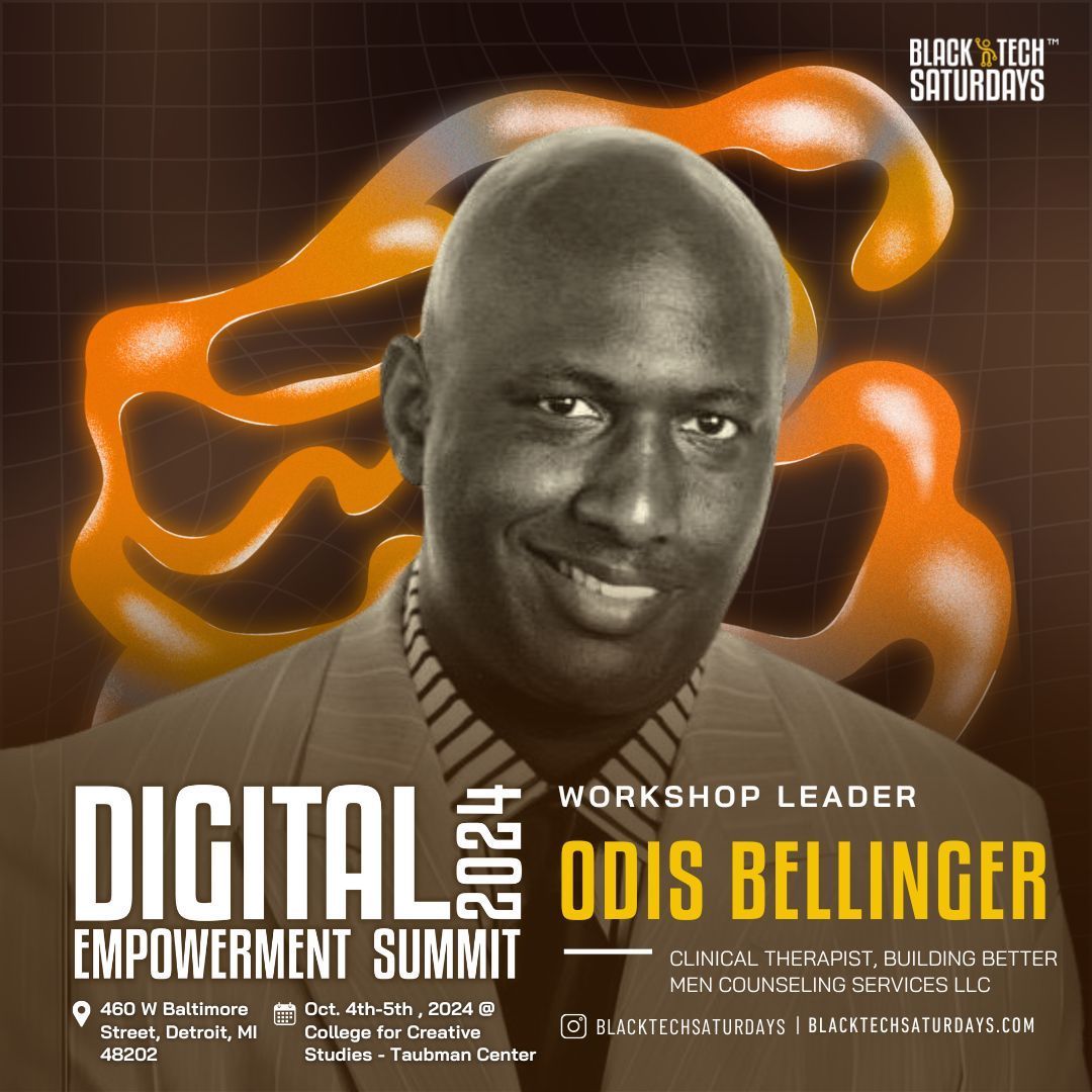 BlckTchSaturdys's tweet photo. Digital Empowerment Summit: Unlock tools to elevate your skills &amp; open new doors! https://t.co/HVXeTz7SYh #DigitalEmpowerment #DetroitTech #FutureOfWork https://t.co/AvNlblslyI