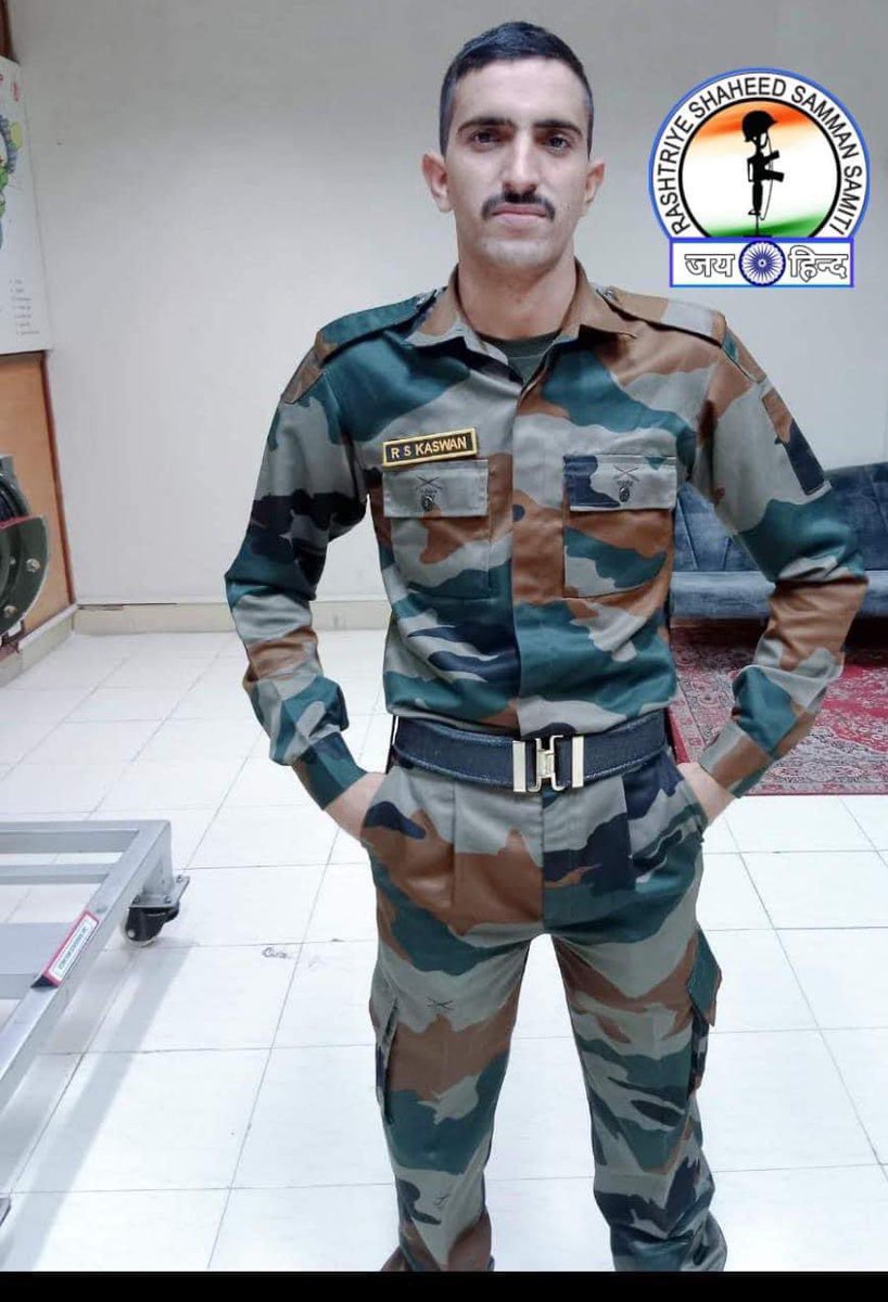 princeboy075's tweet photo. अति दुखद समाचार 
मेरे गाँव पाँचू का माँ भारती का लाल श्रीनगर में शहीद  रामस्वरूप कस्वां की पुण्य आत्मा को सादर श्रद्धांजलि अर्पित करते हुए ईश्वर से प्रार्थना करता हूं कि परिजनों को इस दुःख की घड़ी में संबल प्रदान करें।😭😭 
#शहीद_नू_नमन https://t.co/KfgCRqHf5n