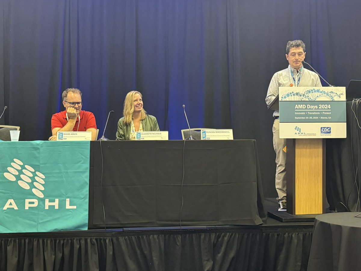 And that’s a wrap! What a great #amddays2024! Thank you to all who made this such a great conference! Loved seeing so many old friends and meeting new ones! <a href="/APHL/">APHL</a> <a href="/CDC_AMD/">CDC Advanced Molecular Detection</a>