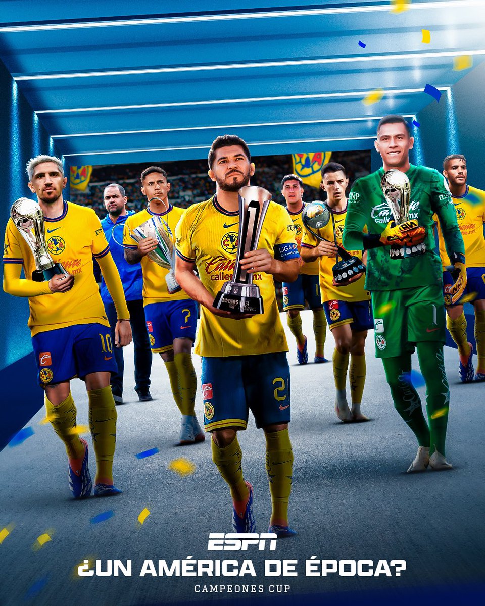 🏆 UN TÍTULO MÁS PARA EL AMÉRICA 🏆

🦅 Las Águilas se llevan en penales al Campeones Cup 

🔥 Ya son cinco títulos en la era Jardine 

¿Un equipo de época?