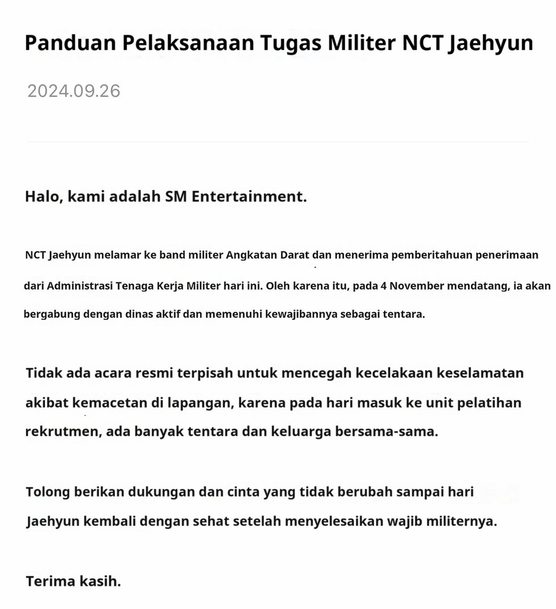 nctzenbase's tweet photo. HAH GUYS JAEHYUN BERANGKAT 4 NOVEMBER 😭😭😭😭 neozen https://t.co/VCqLYzLrgp