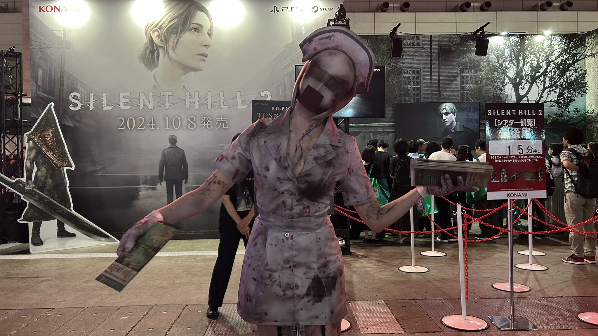 TGS 2024 東京ゲームショウ サイレントヒル Tシャツ パンフレット