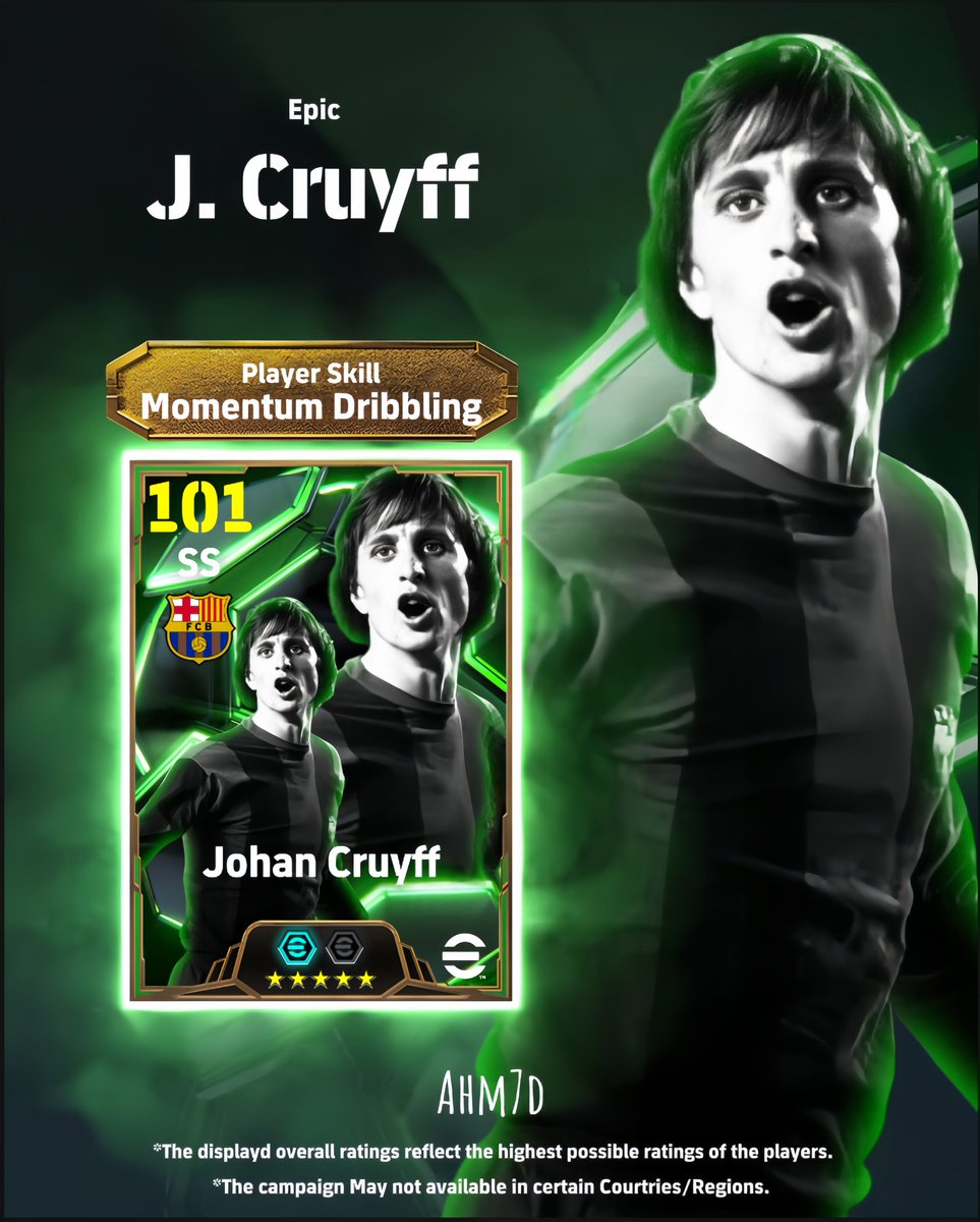 Concept Art 🎨 

Johan Cruyff 🔥

Hope you like it 🫡
#eFootball #efooball2025