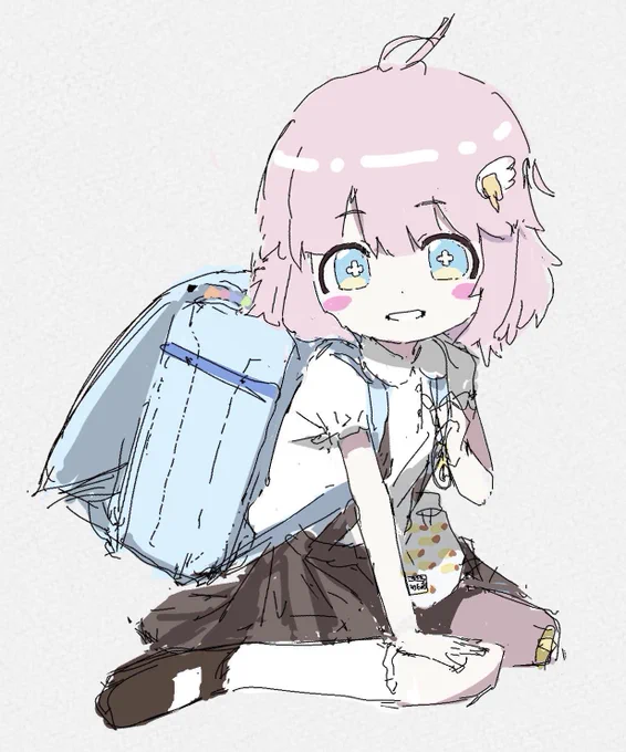 相互のこがむ君が描いてくれたもあちゃん #あーともあ 