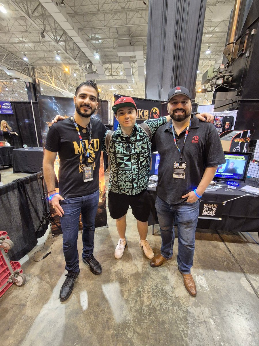 RealmKast's tweet photo. Awesome finally getting to meet up with @youngsaibot in person at @gameoncleveland in support of @RaidenScience after chatting online all this time!

Such a great guy and looking forward to hanging out again soon!

#MortalKombat #MortalKombat1 #MK1 #Fight4Rare #RaidenScienceFoundation #ClevelandGamingClassic #CGC #KhaosReigns