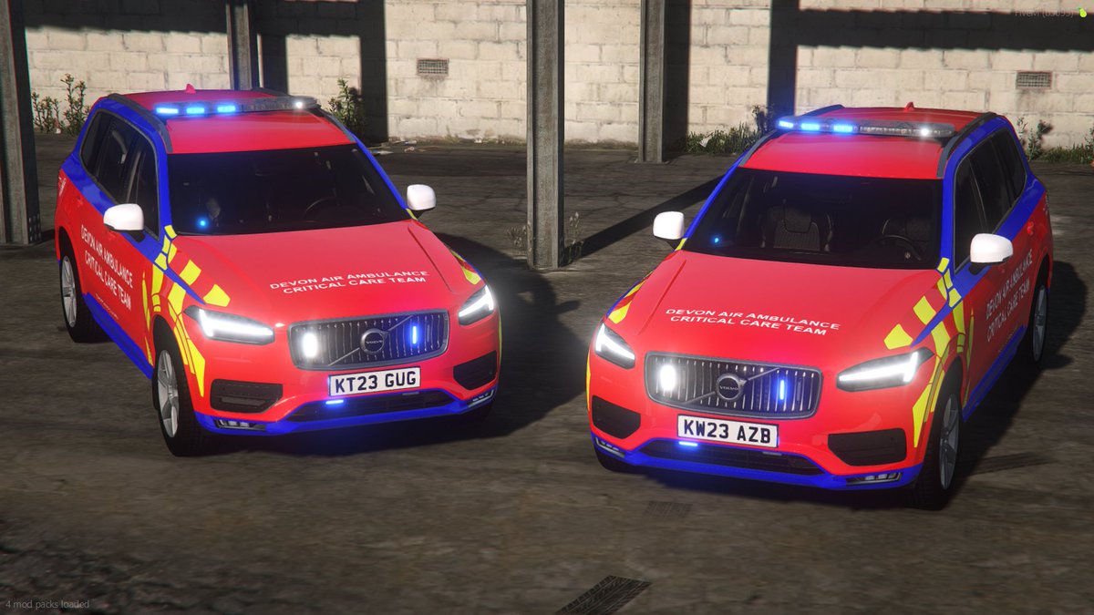 Crown_Workshop's tweet photo. This is a 2023 Volvo XC90 used by Devon Air Ambulance. These vehicles are used as rapid response critical care cars.
#FiveM #Development #GTA5
https://t.co/zyH7lR59WC https://t.co/aaKzfe80A2