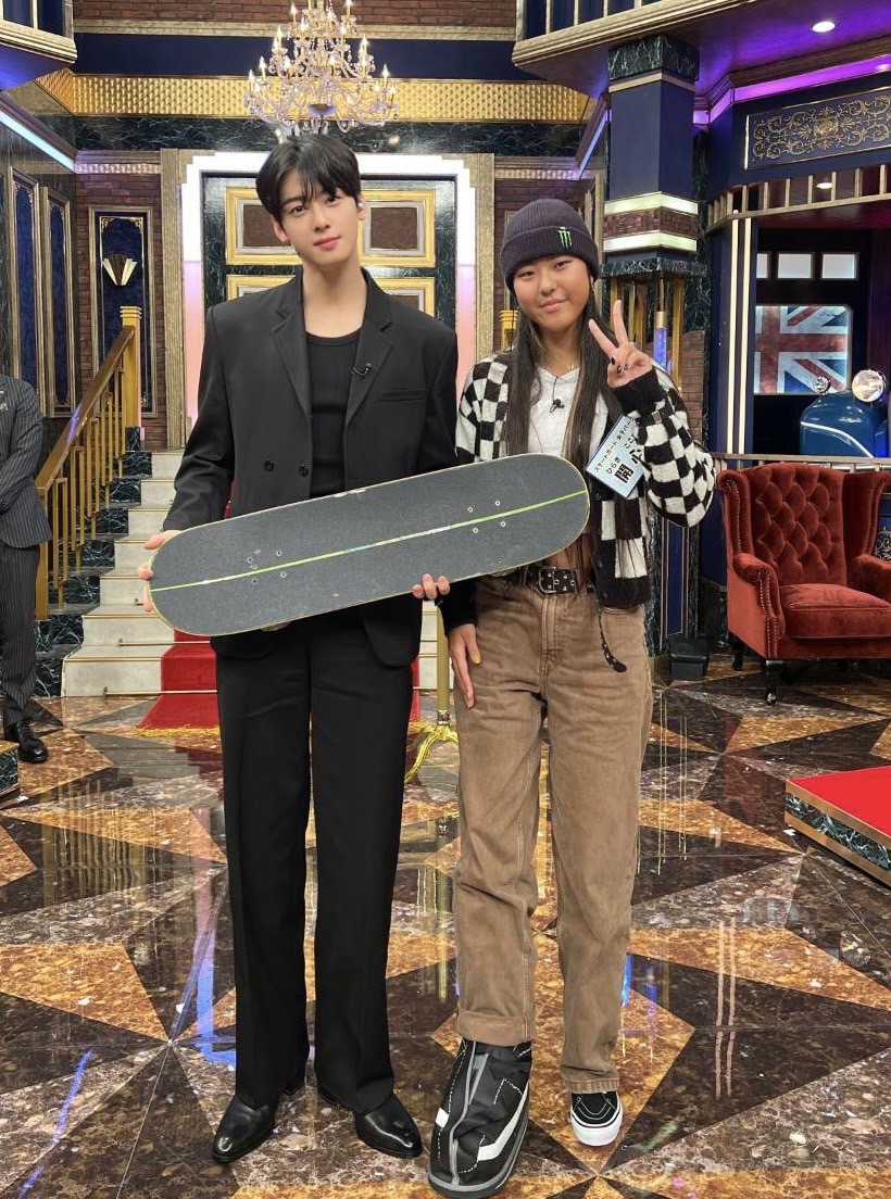 shabekuri007ntv's tweet photo. #しゃべくり007 に
まさかの #チャウヌ様 降臨🙌✨
#高嶋ちさ子 さんが溶けまくる💖🤤

スケボー銀メダリスト🥈 #開心那 選手も
北海道から緊急上京✈���

放送までD-4🥰🫶
#CHAEUNWOO #チャウヌ #차은우 #ASTRO https://t.co/TQKF6t7pHc