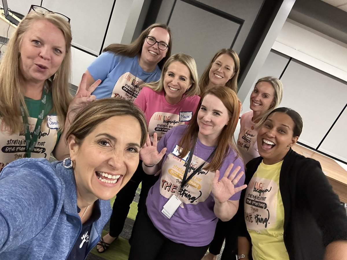 Dr. Carol Salva (@drcarolsalva) on Twitter photo Too much fun with the awesome <a href="/EsolFulton/">FultonESOL</a> team! And I was SO SO SO honored by the shirts they wore. 🥹 Too much fun with the awesome <a href="/EsolFulton/">FultonESOL</a> team! And I was SO SO SO honored by the shirts they wore. 🥹