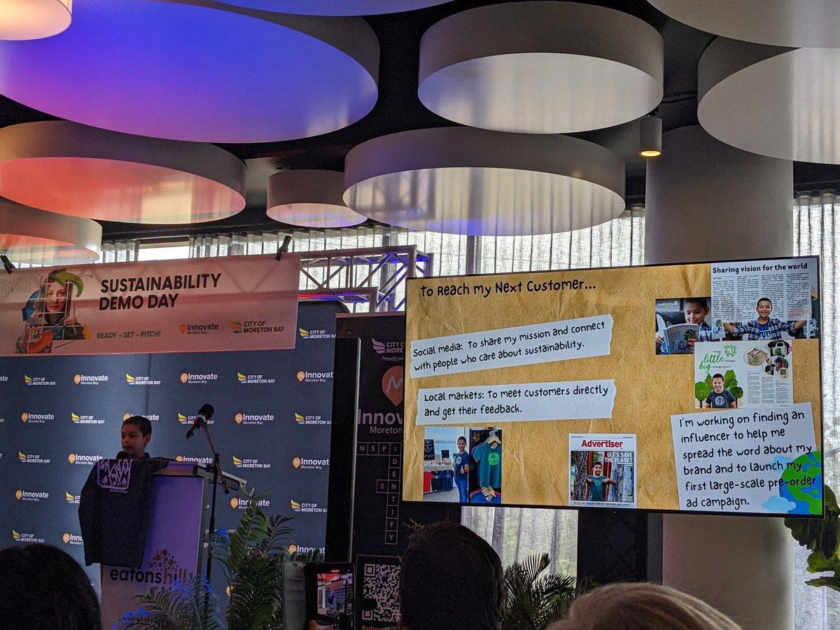 Brendan Kidd (@kidd_brendan) on Twitter photo Today I'm at the City of Moreton Bay 2024 Sustainability Demo Day and loving all the company pitches!
Standout was 9 year old tree planter, T-shirt designer and entrepreneur Sebastian from "The Earth Is My Place"
Thanks City of MoretonBay and <a href="/mandalay_vc/">Mandalay Venture Partners</a>
#TeamMoretonBay Today I'm at the City of Moreton Bay 2024 Sustainability Demo Day and loving all the company pitches!
Standout was 9 year old tree planter, T-shirt designer and entrepreneur Sebastian from "The Earth Is My Place"
Thanks City of MoretonBay and <a href="/mandalay_vc/">Mandalay Venture Partners</a>
#TeamMoretonBay