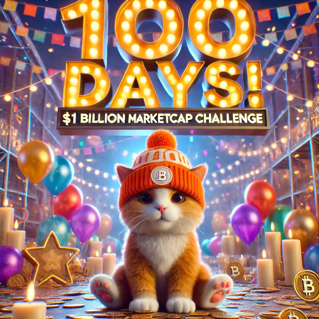 100M $CWIF CatWifHat Celebration Giveaway. 

100 days of the #CWIF2ONEBillion Challenge Celebration. 😸🧢💥🎉

⏰ 72 Hours 

Rules:
1. Like &amp; Share 
2. Follow <a href="/I_Be_Wild_Will/">Will - 💎 Diamond Paws 🐾</a>
 and <a href="/catwifhatsolana/">Catwifhat $CWIF</a>. 
3. Use hashtag #CWIFGiveaway. 

10 Winners. 10M $CWIF Each.