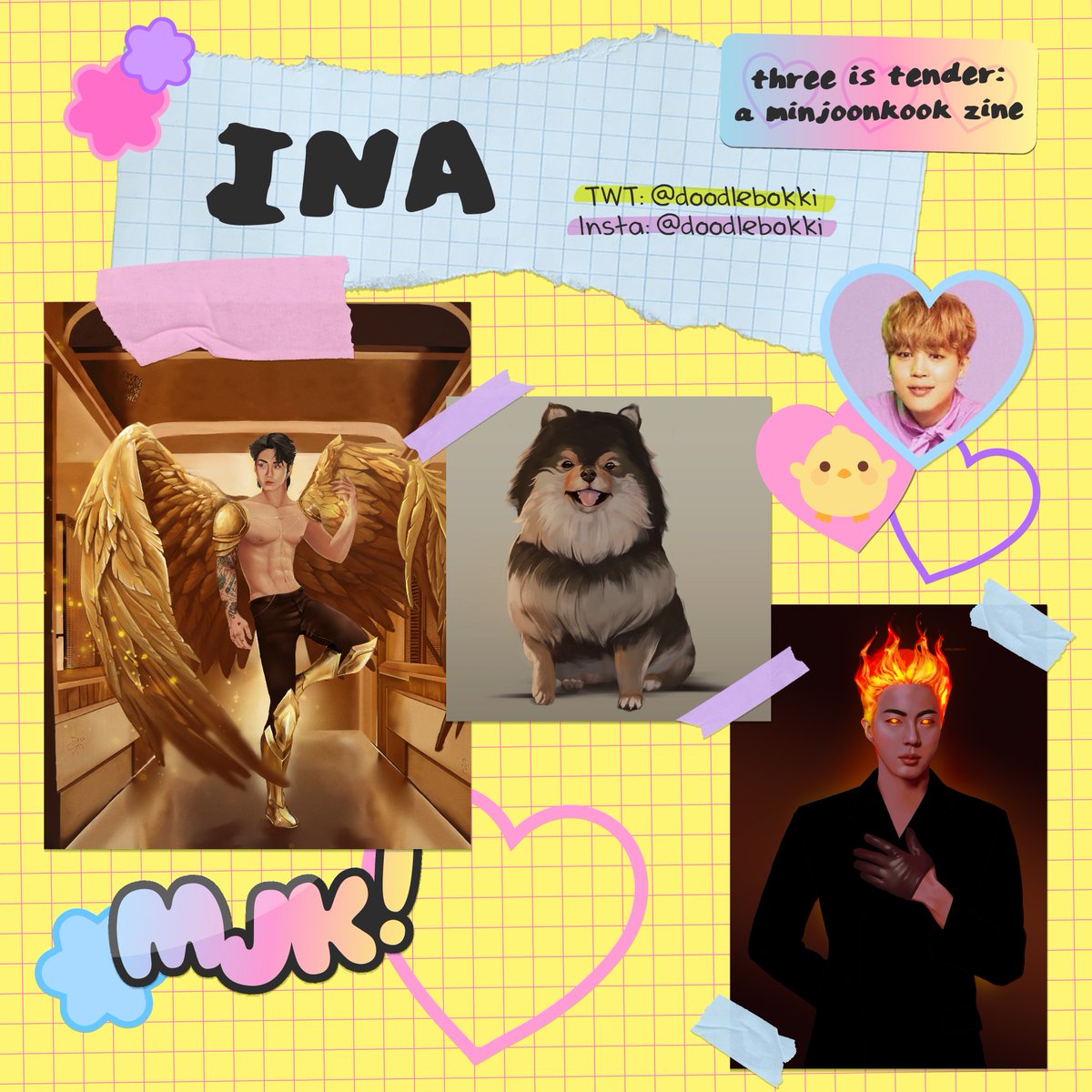 💛 Contributor Spotlight 🩵

We're so happy to introduce Ina @doodlebokki as one of our artists! She has such a beautiful and charming art style and are so honored she is here with us! 🩷