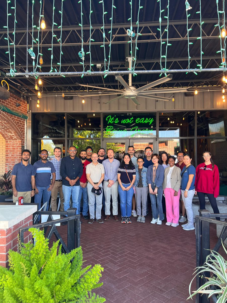 Steven Crossley (@oucrossley) on Twitter photo We had a great time celebrating with Dr. Alejandra Gomez <a href="/AlejaGomezOU/">Alejandra Gomez</a> before she heads off to do great things at <a href="/chevronphillips/">Chevron Phillips Chemical</a>! We had a great time celebrating with Dr. Alejandra Gomez <a href="/AlejaGomezOU/">Alejandra Gomez</a> before she heads off to do great things at <a href="/chevronphillips/">Chevron Phillips Chemical</a>!