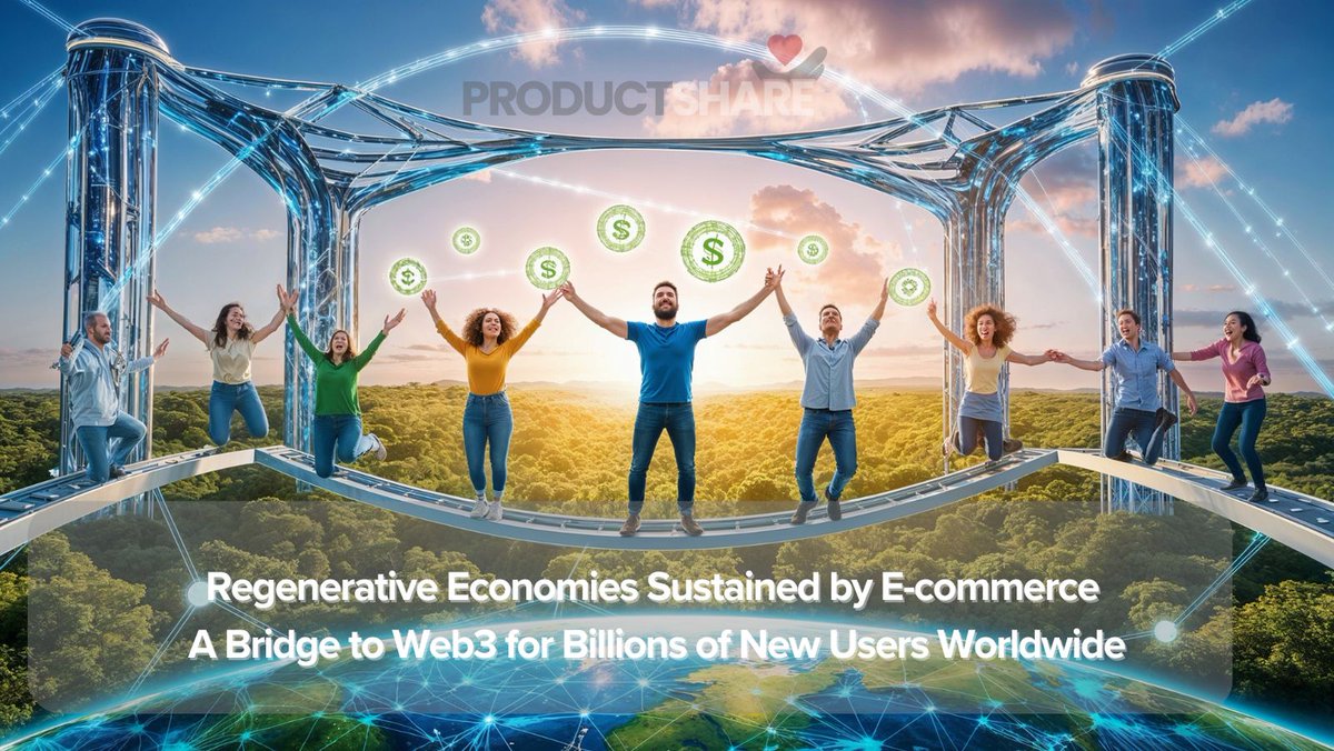iPRODUCTSHARE's tweet image. The key to mainstream #Web3 adoption? 💡 Sustainable ecommerce that rewards shoppers AND supports social causes. Learn how ProductShare's cashback model is bridging the gap between Web2 &amp;amp; Web3. 🌱💰 Read more: myps.link/article-2024-0… #DeFi #blockchain #Refi #DePin