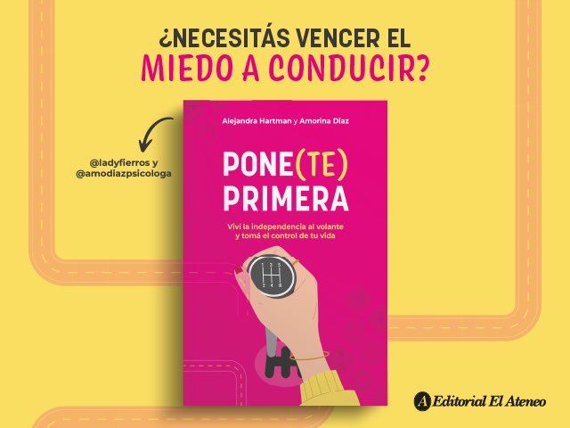 Aprovecha ya el nuevo libro sobre miedo a manejar, tips de manejo y cuidado del año. #ladyfierros y Amorina Díaz se unen para escribir el mejor libro para la guantera del auto.
#drive #miedoamanejar #amaxofobia #amorinadiaz #cars #fear #diy 
buscalibre.com.ar/libro-pone-te-…