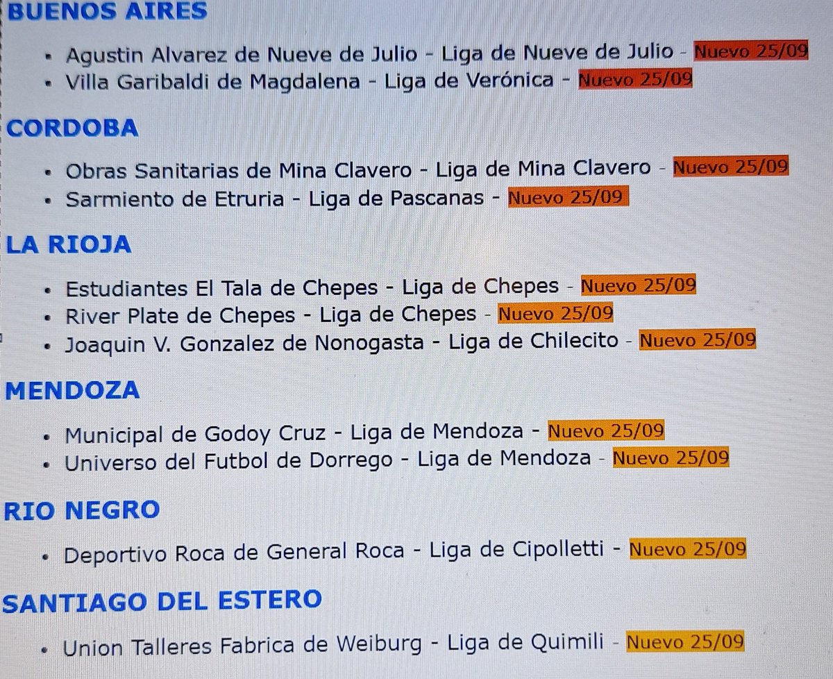 ascensointerior's tweet photo. MIERCOLES: Nuevas Licencias de Clubes para disputar el Torneo Regional Federal Amateur 2024

El listado completo 👇💪🇦🇷
https://t.co/ZuFYv2bKgc

El listado completo de participantes hasta el momento
https://t.co/cLNbnVb1rF https://t.co/EPWfJgViN6