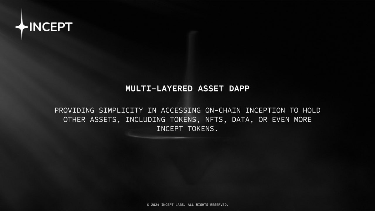 This week, we'll be launching our $INCEPT dApp to simplify using the multi-layered asset token account (ERC-6551 wallet) and managing your tokens.

We'll also be dropping a guide soon on how to use the functionality without the dApp—though I'm sure some of you have already